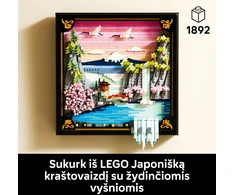 LEGO® Art Japoniškas kraštovaizdis su žydinčiomis vyšniomis 31218