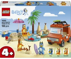 LEGO® Bluey: Bluey išvyka į paplūdimį šeimos automobiliu 11202