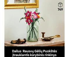 LEGO® Botanicals Daili rausvų gėlių puokštė (10342)