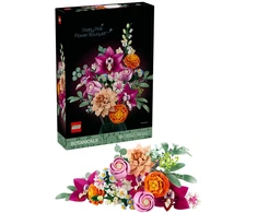 LEGO® Botanicals Daili rausvų gėlių puokštė Dekoras 10342