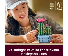 LEGO® Botanicals Žydintis kaktusas Augalų dekoras 11509