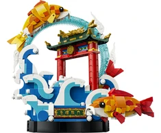 LEGO® Chinese Festivals Gerovę simbolizuojantis šokantis karpis 80120