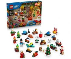 „LEGO® City“ 2026 metų advento kalendorius, Kalėdų Senelio dirbtuvė, žaislas, 60510