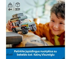 LEGO® City 4x4 kalnų visureigis (60447)