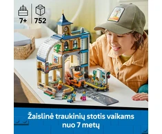 LEGO® City Centrinė traukinių stotis Rinkinys 60469