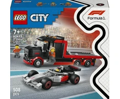 „LEGO® City“ F1® parodomasis sunkvežimis su „Audi“ F1® bolidu, žaislas, 60493