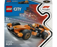 LEGO® City F1® vairuotojas su McLaren lenktyniniu automobiliu 60442
