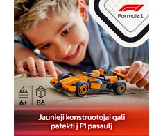LEGO® City F1® vairuotojas su McLaren lenktyniniu automobiliu 60442