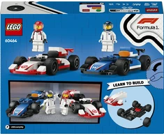 LEGO® City F1® „Williams Racing“ ir „Haas“ F1® lenktyniniai automobiliai (60464)
