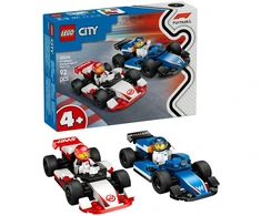 LEGO® City F1® „Williams Racing“ ir „Haas“ F1® lenktyniniai automobiliai (60464)