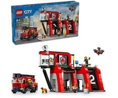 LEGO® City Gaisrinė su ugniagesių sunkvežimiu (60414)