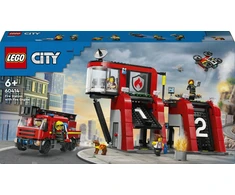 LEGO® City Gaisrinė su ugniagesių sunkvežimiu (60414)