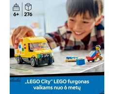 „LEGO® City“: LEGO furgonas, žaislinis konstravimo rinkinys vaikams, 60500