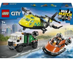 „LEGO® City“ lėktuvas, techninės priežiūros sunkvežimis ir visureigis su oro pagalve, 60505