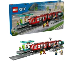 LEGO® City Miesto centro tramvajus ir stotelė (60423)