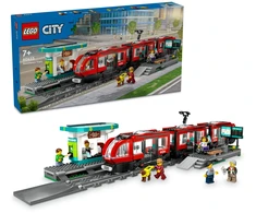 LEGO® City Miesto centro tramvajus ir stotelė (60423)