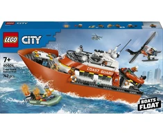 „LEGO® City“ pakrantės gelbėtojų kateris ir sraigtasparnis, žaidimo rinkinys, 60504