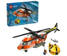 „LEGO® City“ pakrantės gelbėtojų sraigtasparnis, žaislas, konstravimo rinkinys, 60503