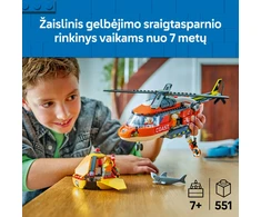 „LEGO® City“ pakrantės gelbėtojų sraigtasparnis, žaislas, konstravimo rinkinys, 60503
