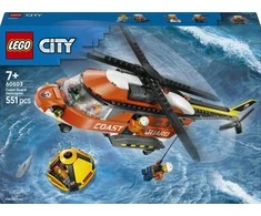 „LEGO® City“ pakrantės gelbėtojų sraigtasparnis, žaislas, konstravimo rinkinys, 60503