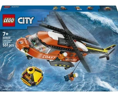 „LEGO® City“ pakrantės gelbėtojų sraigtasparnis, žaislas, konstravimo rinkinys, 60503
