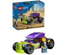 „LEGO® City“ patobulintas automobilis, lenktyninio automobilio konstravimo žaislas ir minifigūrėlė, 60485