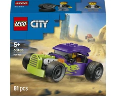 „LEGO® City“ patobulintas automobilis, lenktyninio automobilio konstravimo žaislas ir minifigūrėlė, 60485