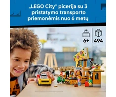 LEGO® City Picų pristatymo įspūdžiai su transporto priemonėmis 60496