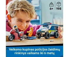 „LEGO® City“ policijos kalinių gabenimo furgonas, konstravimo žaislas, 60479