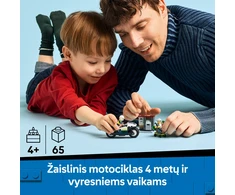 LEGO® City Policijos motociklo gaudynės, rinkinys 60455