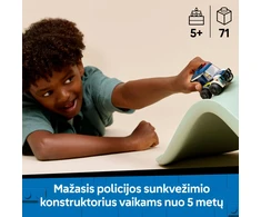 LEGO® City „Ratai“ – policijos sunkvežimis, žaislas, konstravimo rinkinys, 60481
