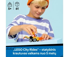 „LEGO® City“ „Ratai“ – statybinis krautuvas, žaislas, konstravimo rinkinys, 60483