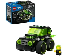 „LEGO® City“ „Ratai“ – žaidimų lenktyninis automobilis, automobilio modelio rinkinys, 60484