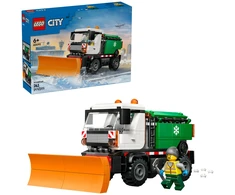 „LEGO® City“ sniego valytuvas, žaislinis sunkvežimis, transporto priemonė su minifigūrėle, 60490