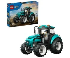 „LEGO® City“ traktorius, ūkio žaislas, konstravimo rinkinys ir minifigūrėlė, 60498