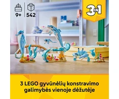 LEGO® Creator 3 in 1 Jūrų gyvūnai: gražūs delfinai 31385