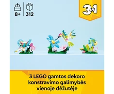 LEGO® Creator 3 in 1 Laukiniai gyvūnai: spalvingas kolibris 31384