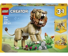 LEGO® Creator 3 in 1 Laukiniai gyvūnai: didingasis liūtas, žaislas 31386