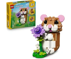 LEGO® Creator 3 in 1 Mielas žiurkėnas su gėle 31376