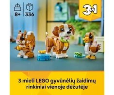 LEGO® Creator 3 in 1 Mieli gyvūnai: žaismingas šuniukas 31382
