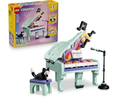 LEGO® Creator 3 in 1 Muzikos tematikos dekoras: pianinas su kate 31392