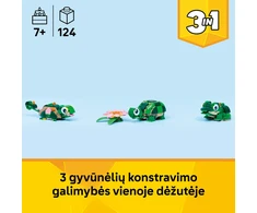 LEGO® Creator 3 in 1 Vėžlys su vandens lelijos žiedu 31377