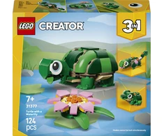 LEGO® Creator 3 in 1 Vėžlys su vandens lelijos žiedu 31377