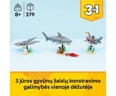 LEGO® Creator Nuožmus ryklys su lobių skrynia Žaislas 31381