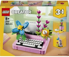 LEGO® Creator 3in1 Rašomoji mašinėlė su gėlėmis (31169)