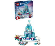 LEGO® ǀ „Disney Frozen“ Elzos ledo pilis ir smagus pasivažinėjimas rogėmis 43281