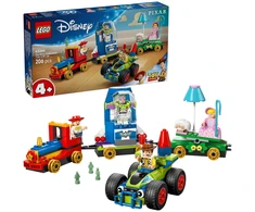 LEGO® ǀ Disney ir Pixar „Žaislų istorijos“ šventinis traukinys ir RC automobilis 43264
