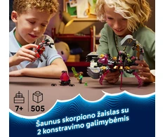 „LEGO® DREAMZzz™“ Košmarų skorpionas-ekskavatorius 71513