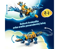„LEGO® DREAMZzz™“ Povandeninis laivas-krokodilas 71512