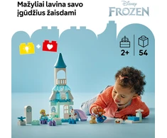 LEGO® DUPLO Disney Vakarėlis Anos ir Elzos „Ledo šalies“ pilyje (10455)